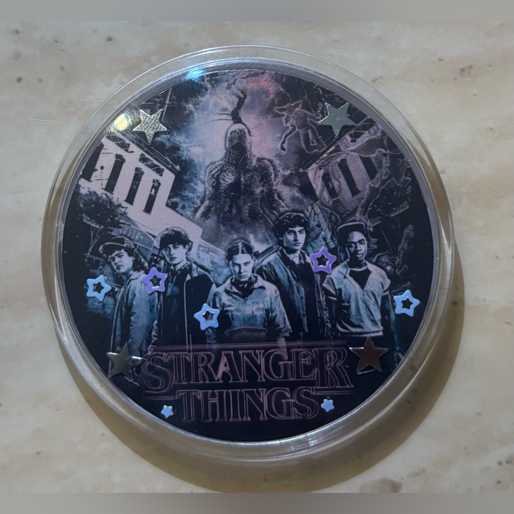 NWT Handmade Stranger Things Button Pin.